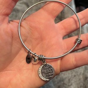 Dangle bracelet with charm